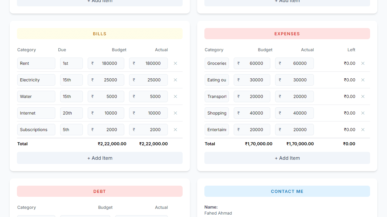 Budget Maker screenshot 3