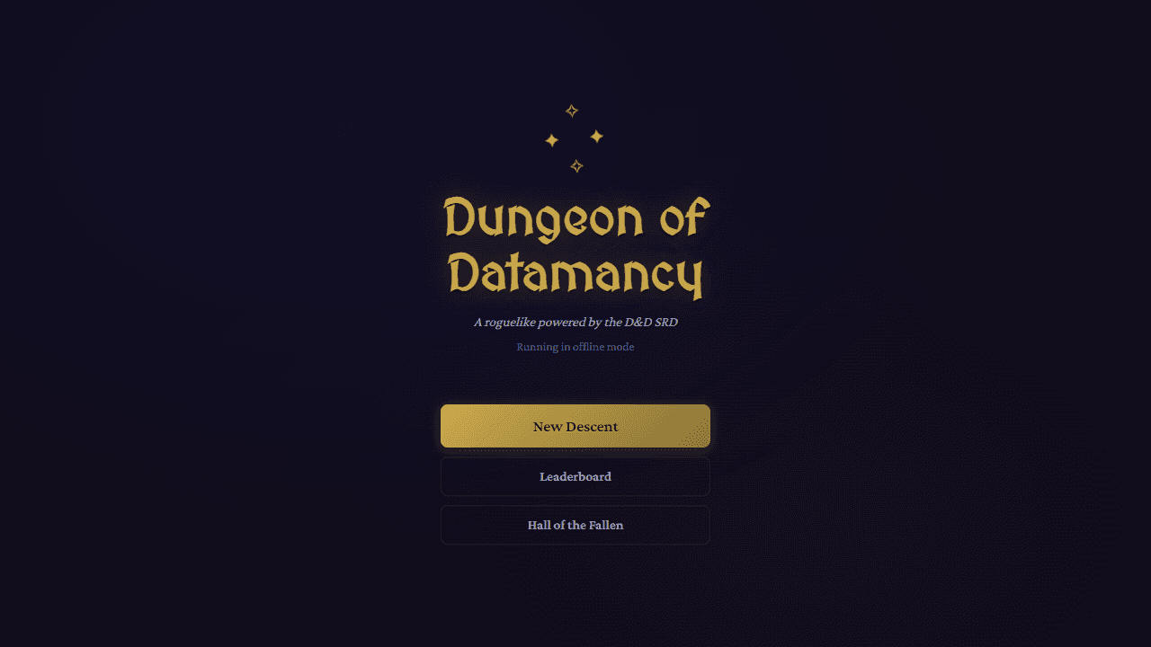Dungeon of Datamancy screenshot 1