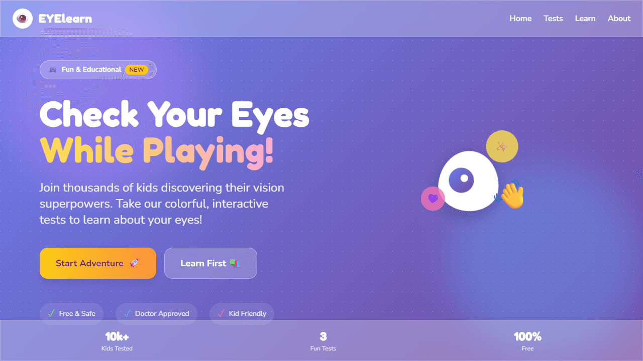 EYElearn screenshot 1