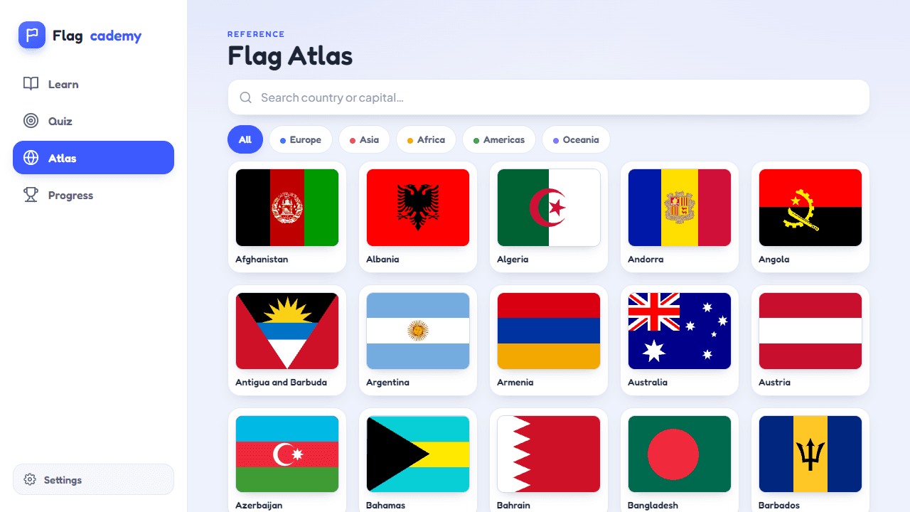 Flagcademy screenshot 1