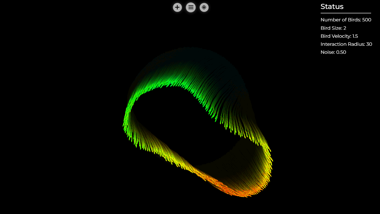 Flocking Boids screenshot 1