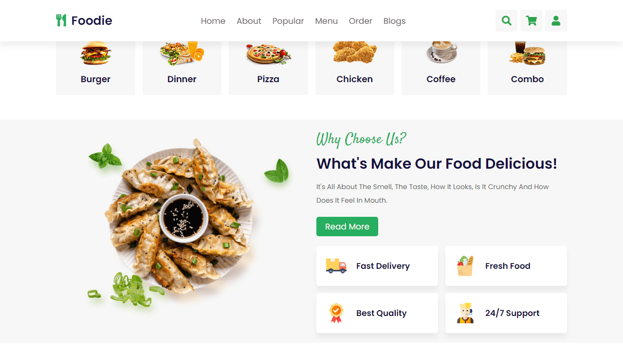 Foodie screenshot 1
