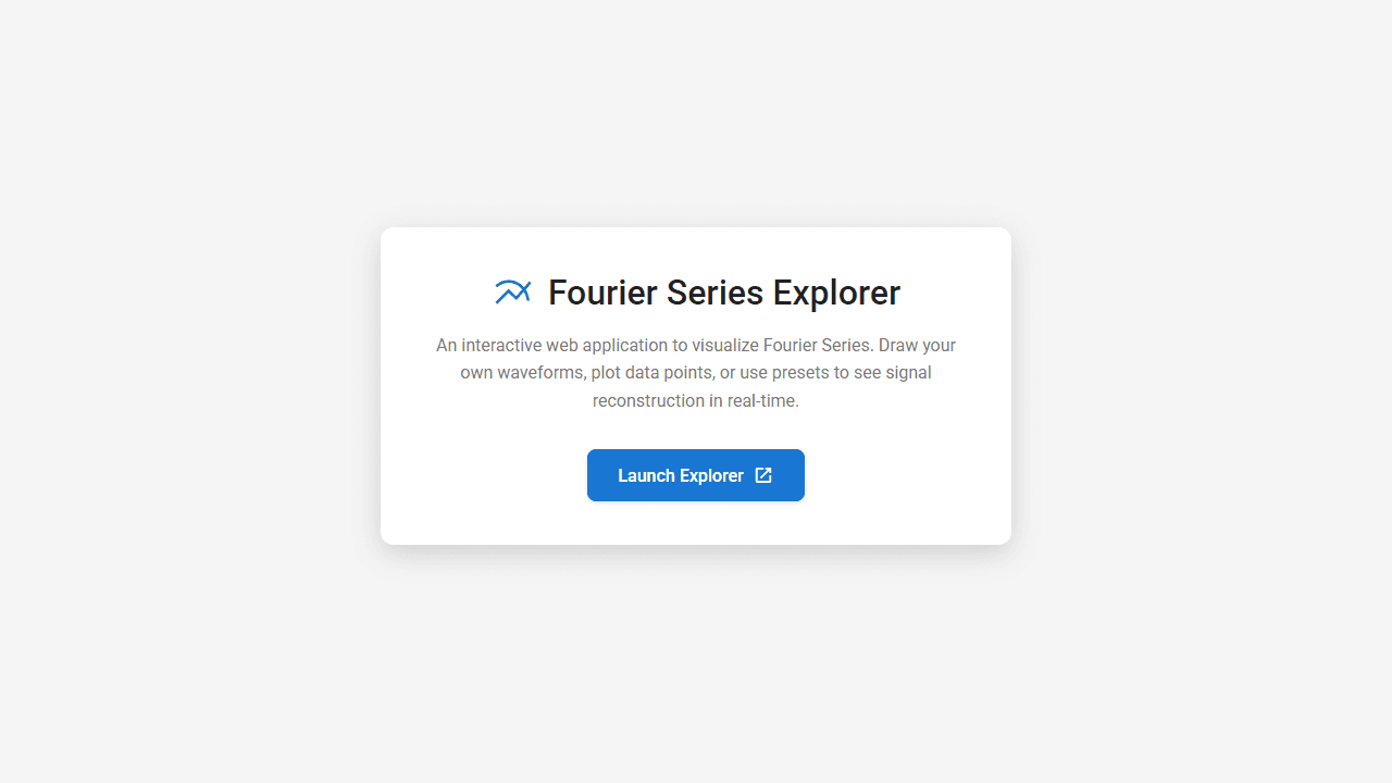 Fourier Series Explorer screenshot 1