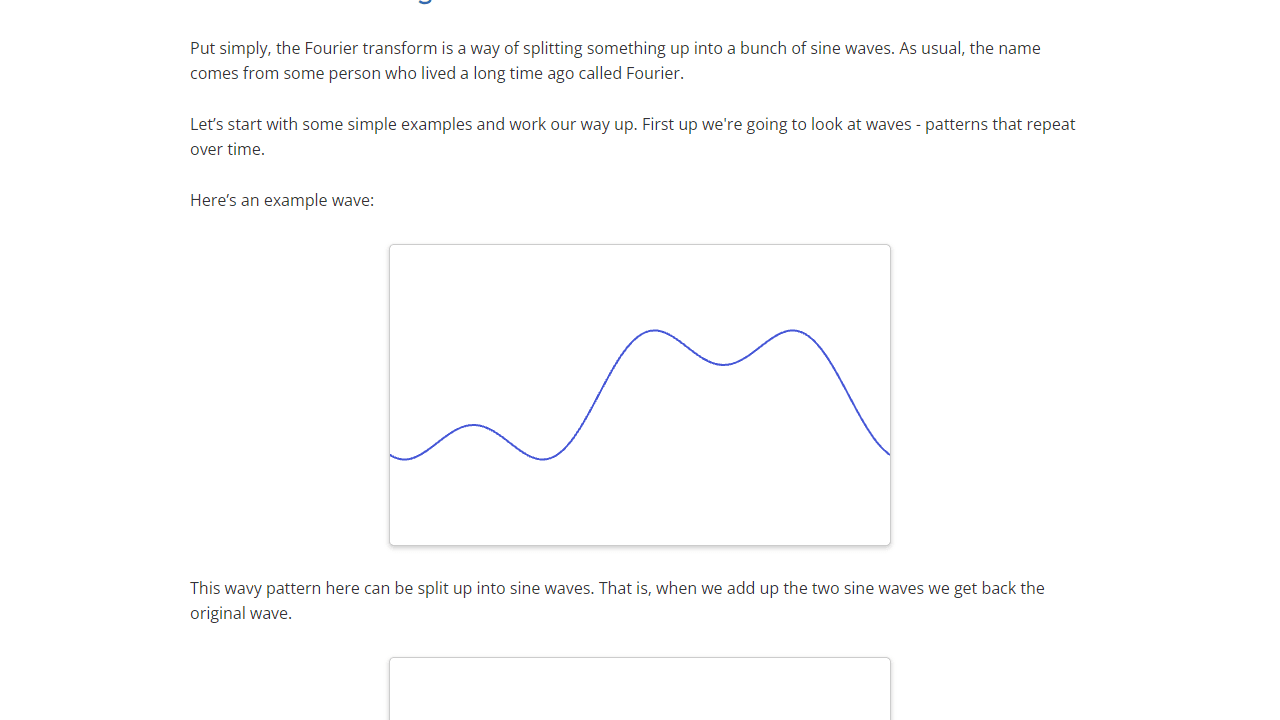 Fourier Transforms screenshot 2