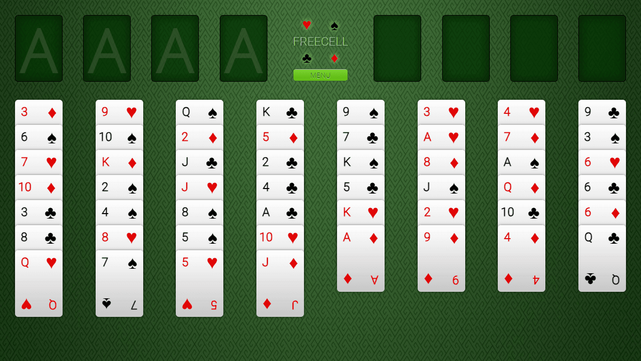 Freecell screenshot 1