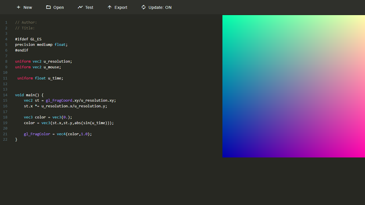 GLSL Editor screenshot 3