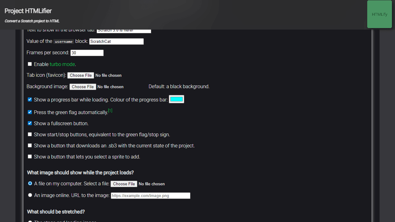 HTMLifier screenshot 1