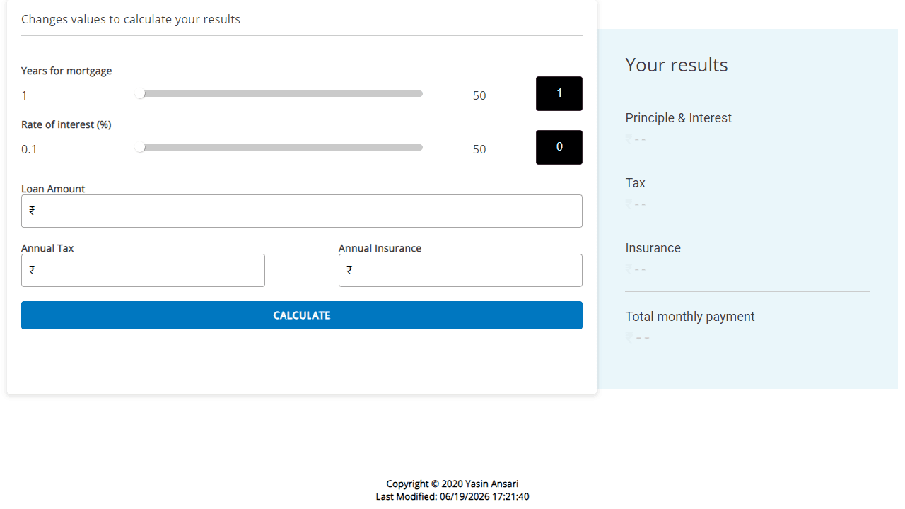 Mortgage Calculator screenshot 1