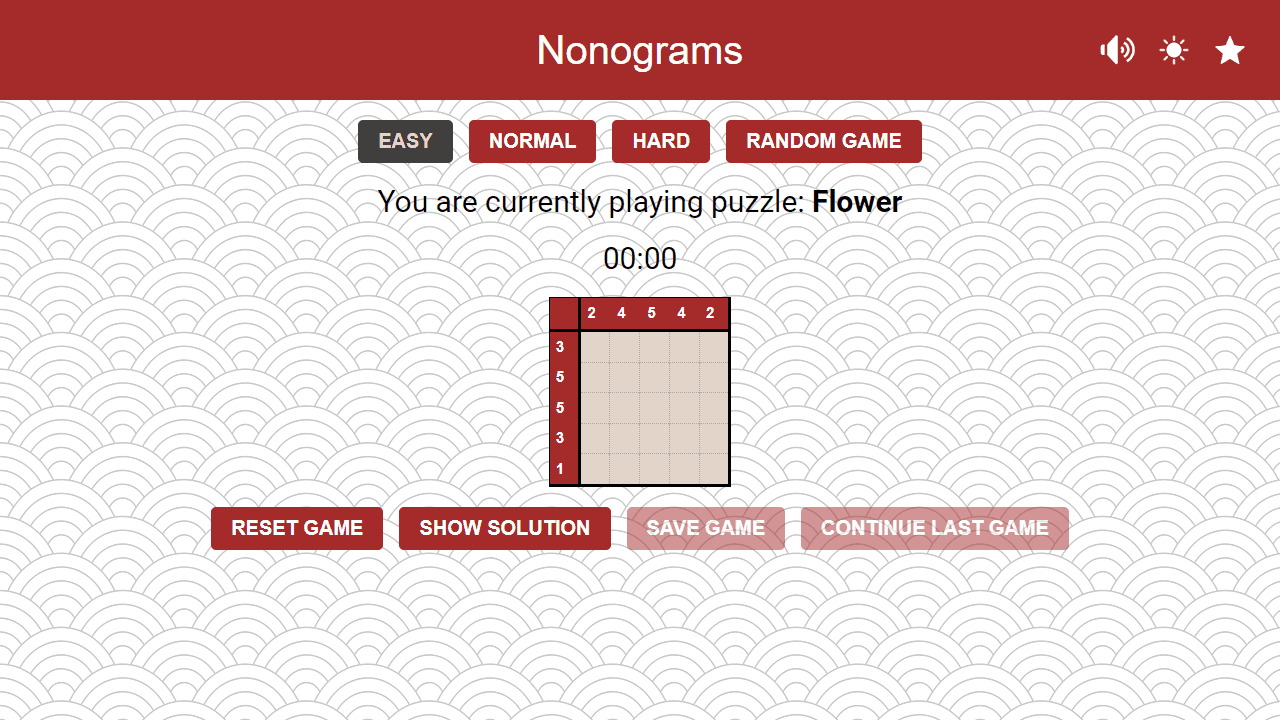 Nonogram screenshot 2