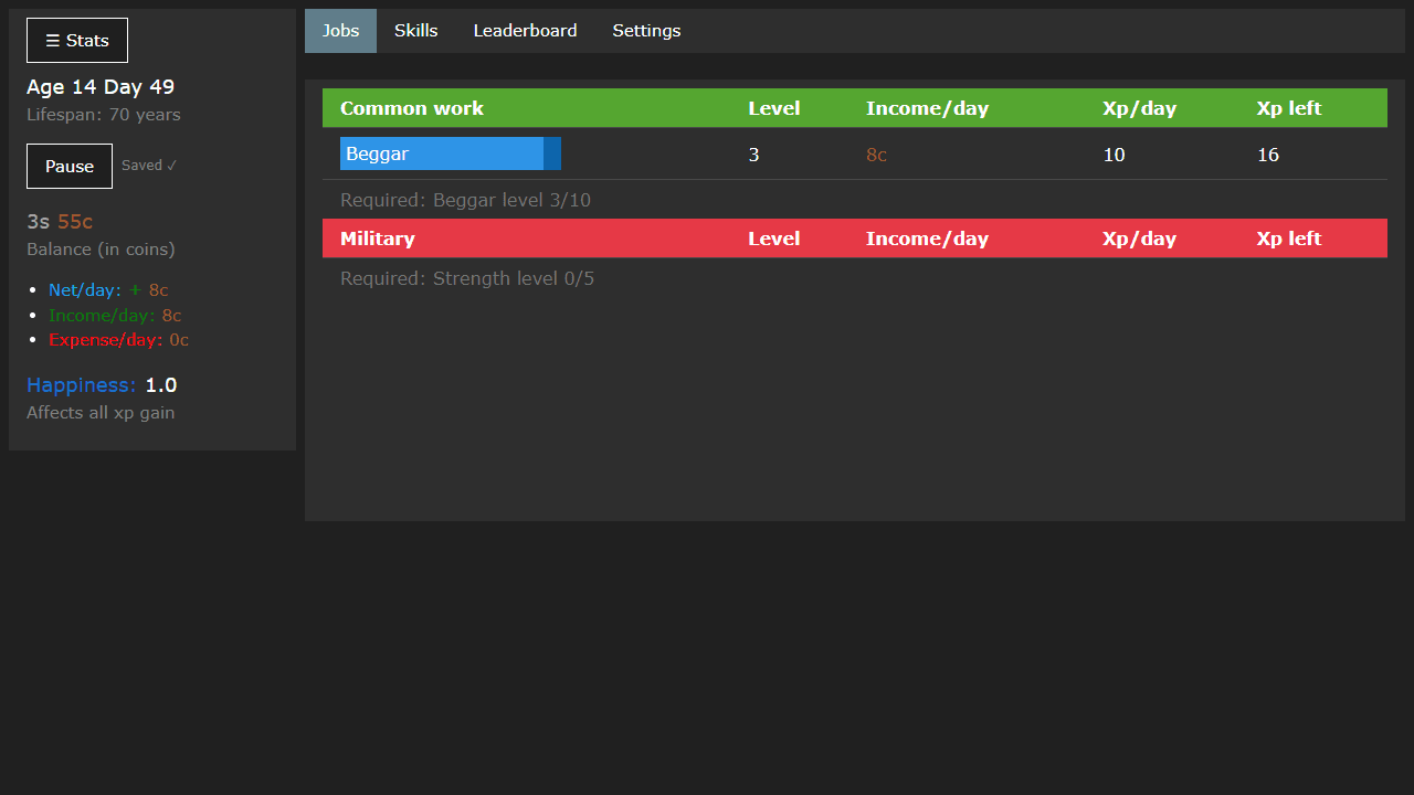 Progress Knight screenshot 1