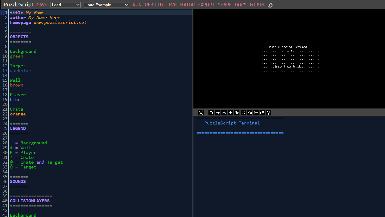 PuzzleScript screenshot 1