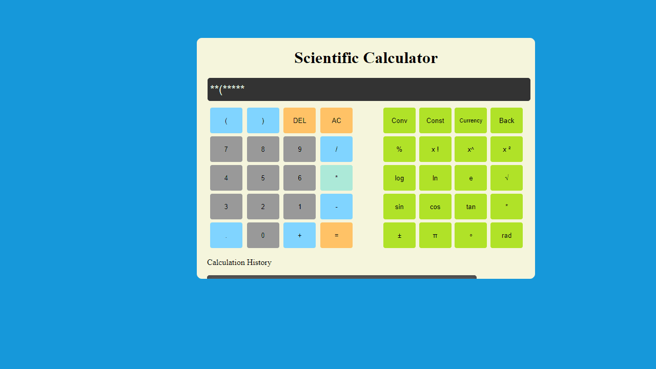Scientific Calculator screenshot 1