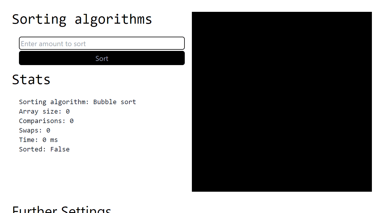 Sorting Visualizer screenshot 2