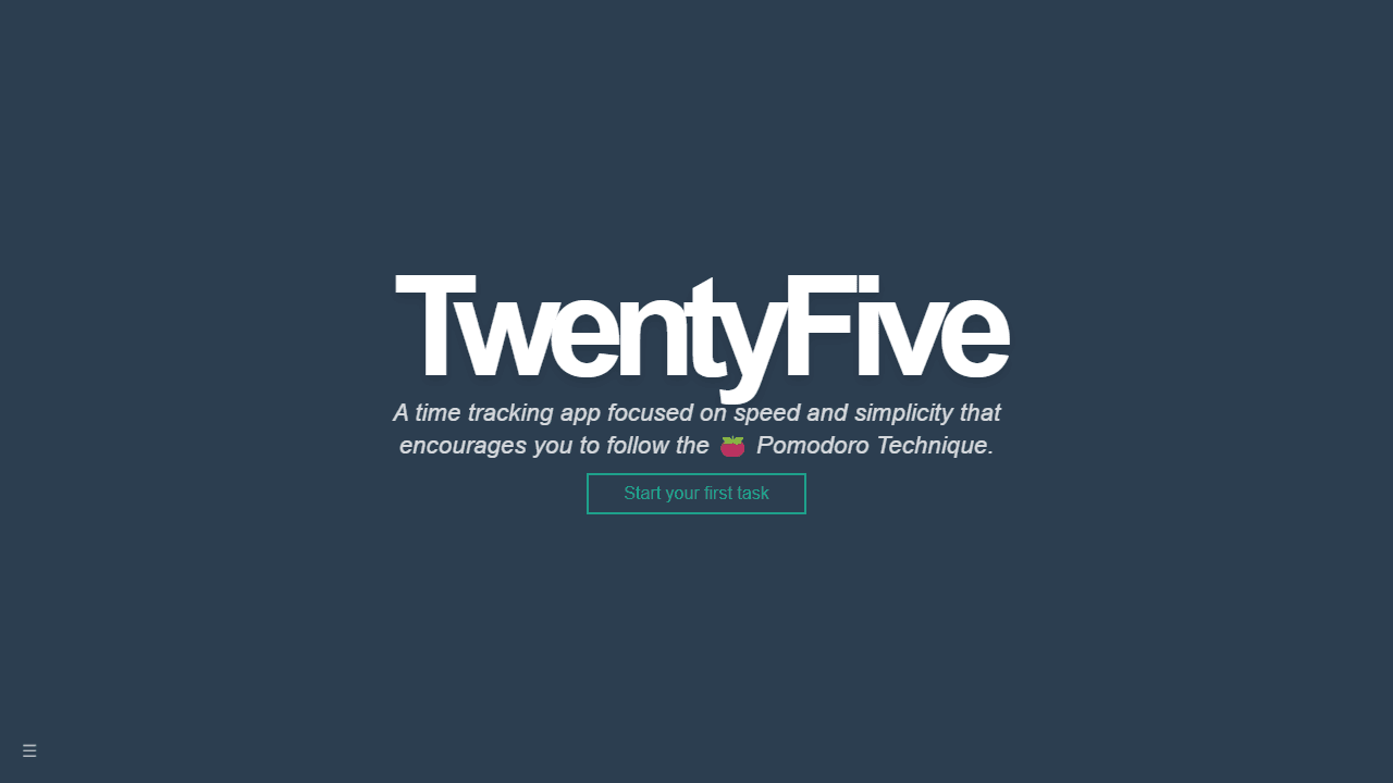 Twenty Five Timer screenshot 1