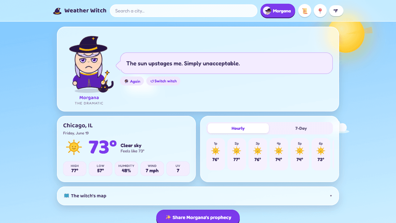 Weather Witch screenshot 2