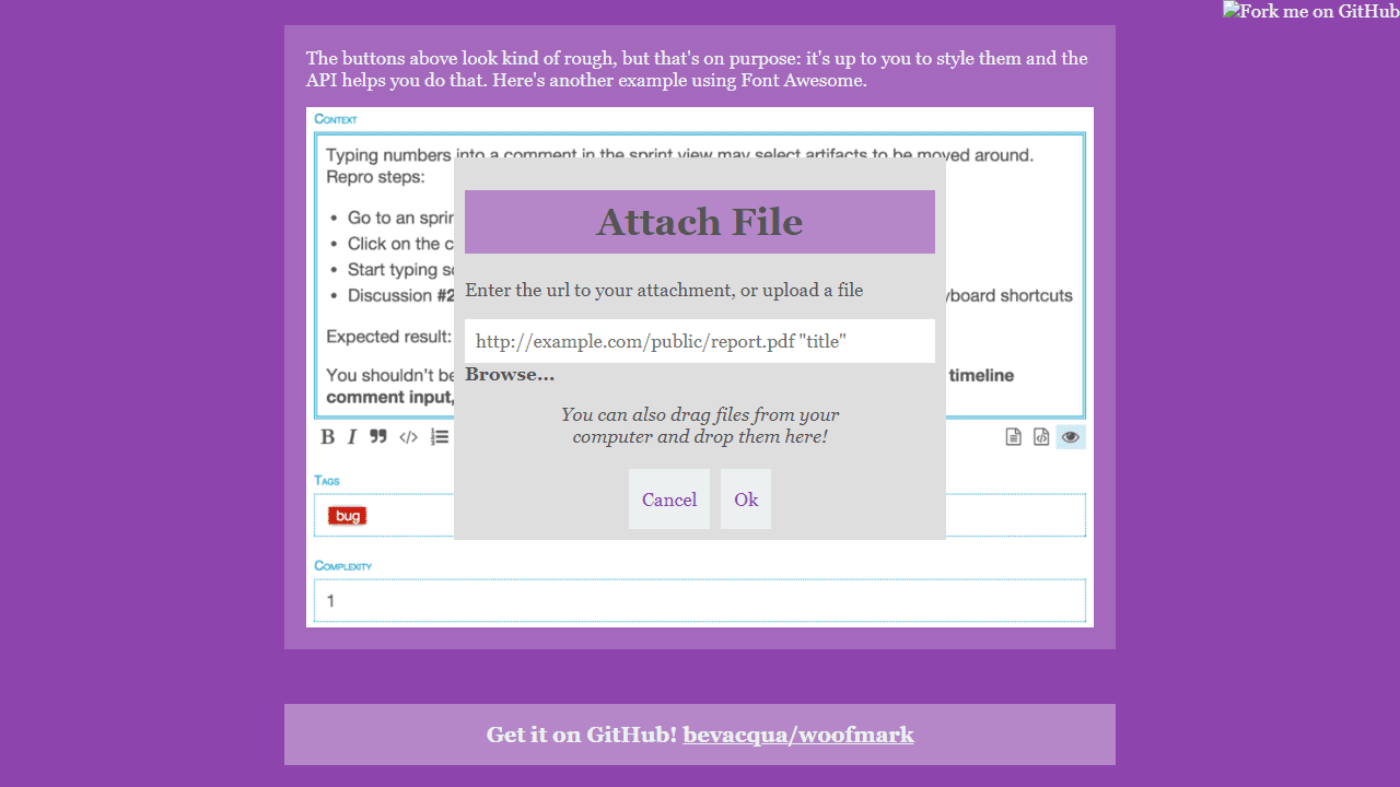 Woofmark screenshot 1