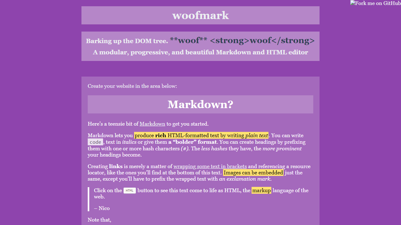 Woofmark screenshot 3