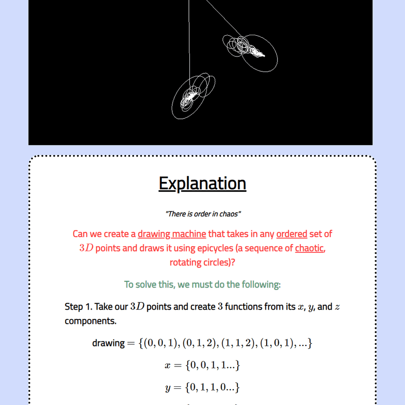 3D Epicycles