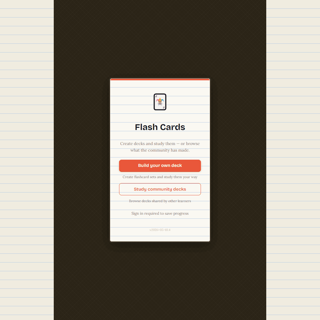 Flash Cards