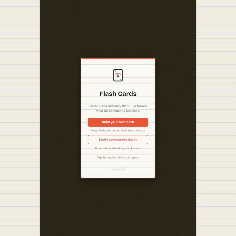 Flash Cards
