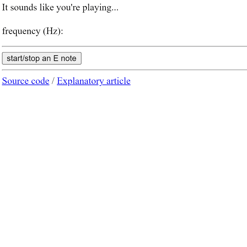 Guitar Tuner