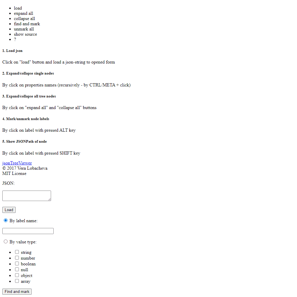 JSON Tree Viewer