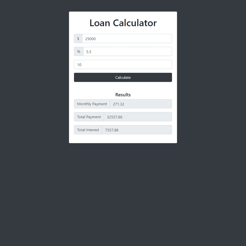 Loan Calculator