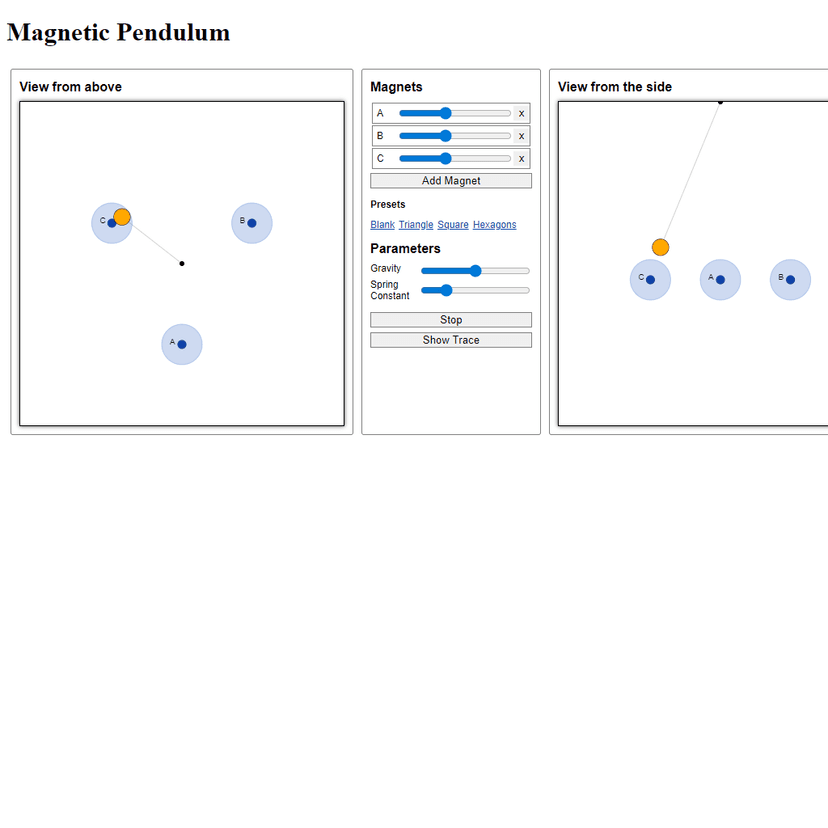 Magnetic Pendulum