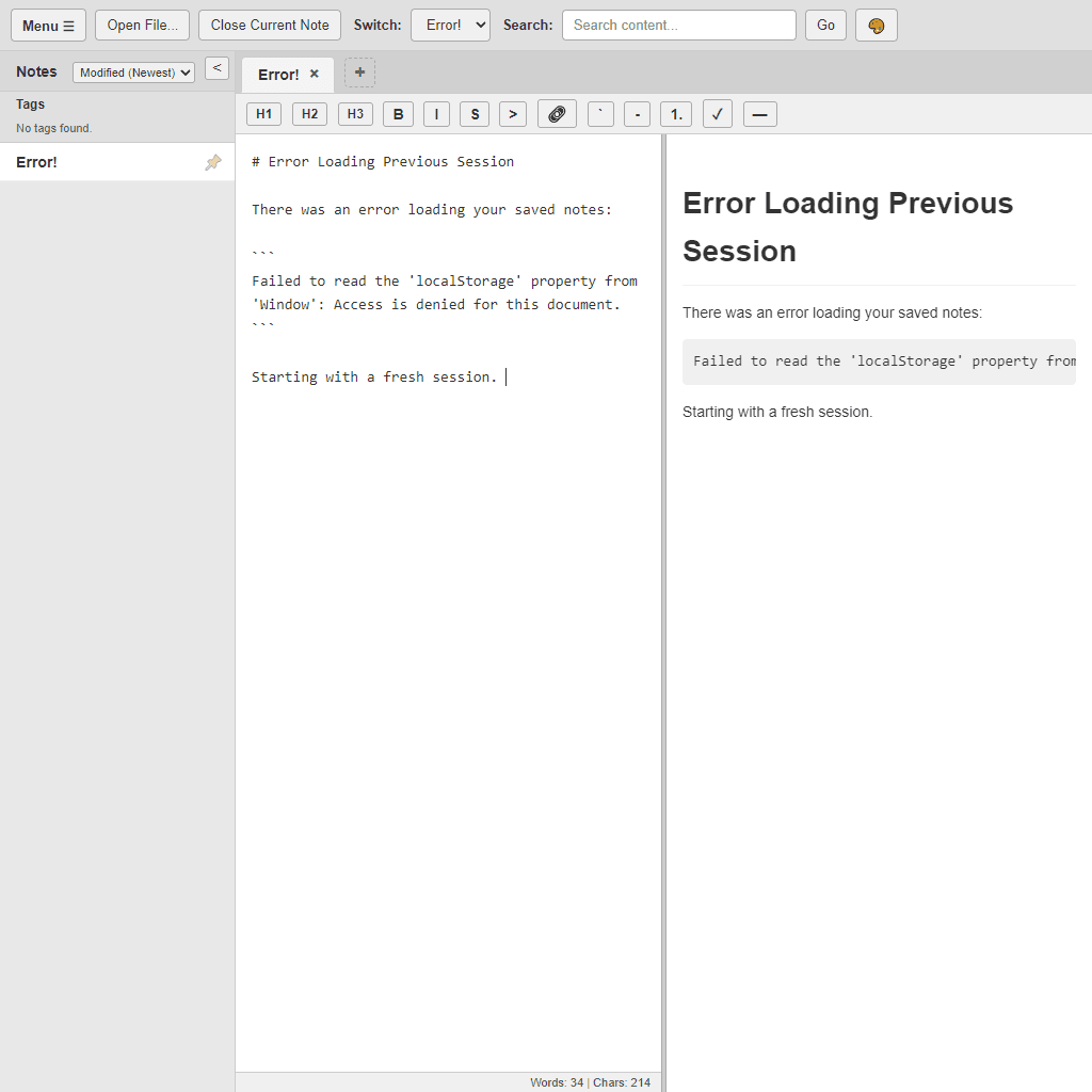Markdown Editor