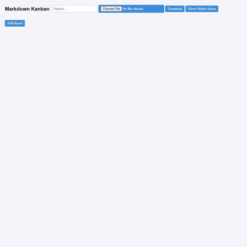Markdown Kanban Board