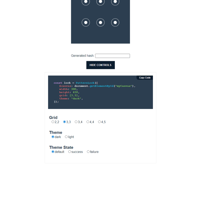 Pattern Lock