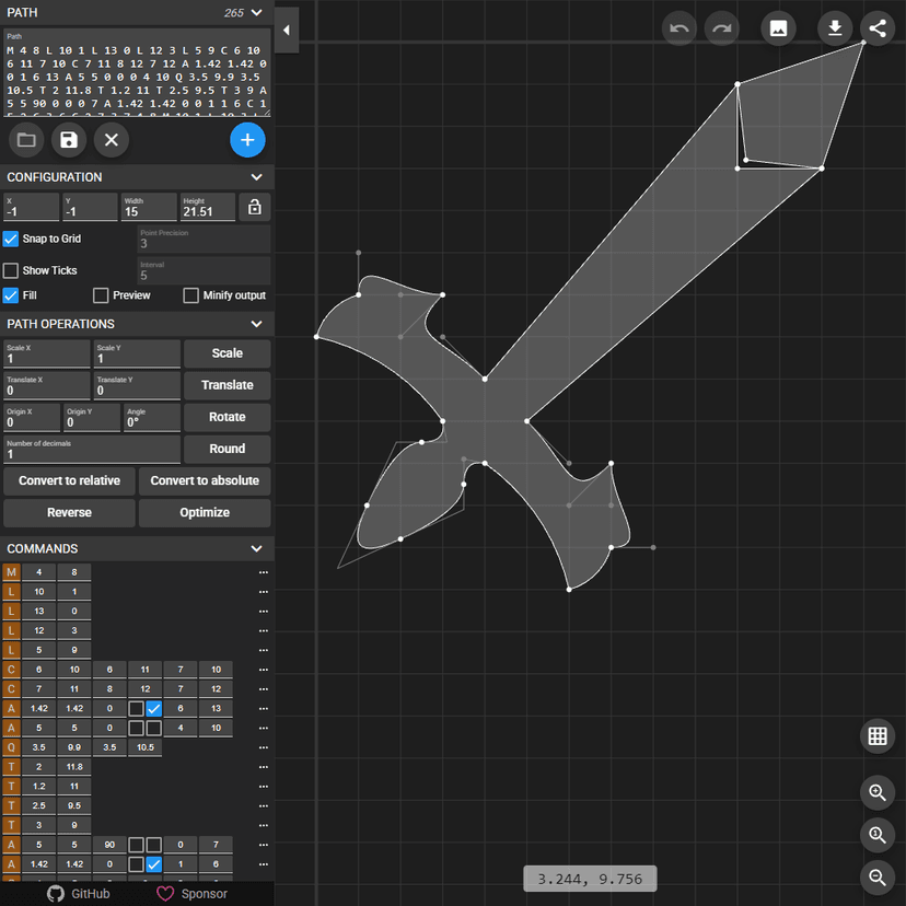 SVG Path Editor