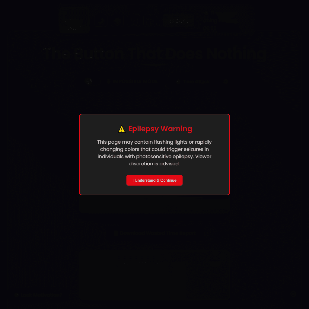 The Useless Button
