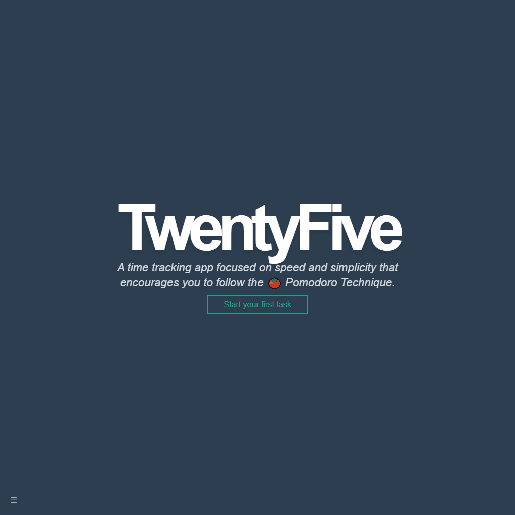 Twenty Five Timer