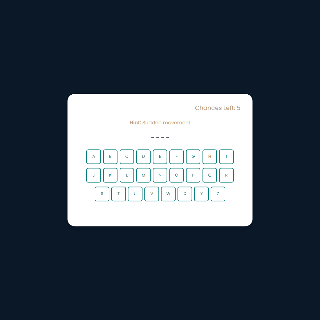 Word Guessing Game