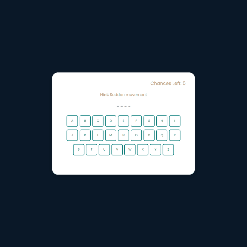 Word Guessing Game