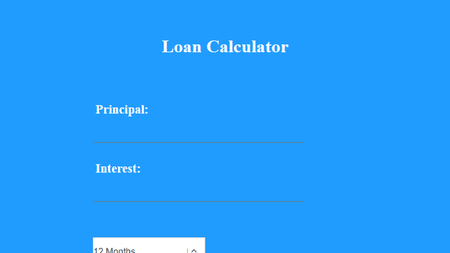 EMI Calculator