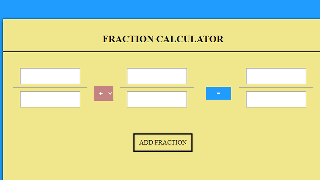 Fraction Calculator
