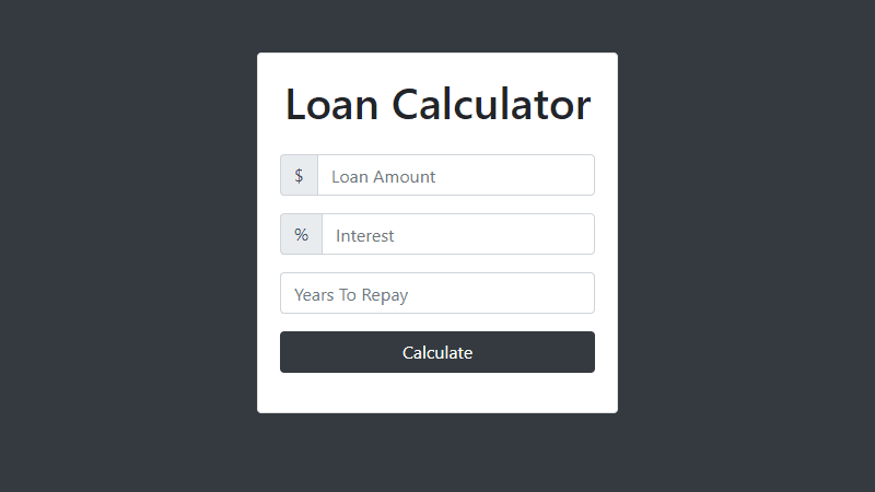 Loan Calculator