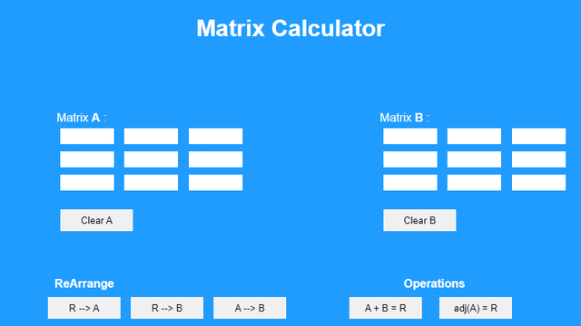 Matrix Calculator