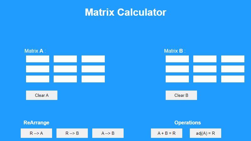 Matrix Calculator