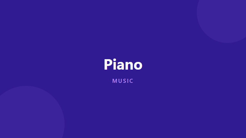 Piano