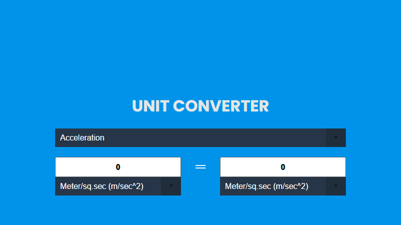 Unit Converter