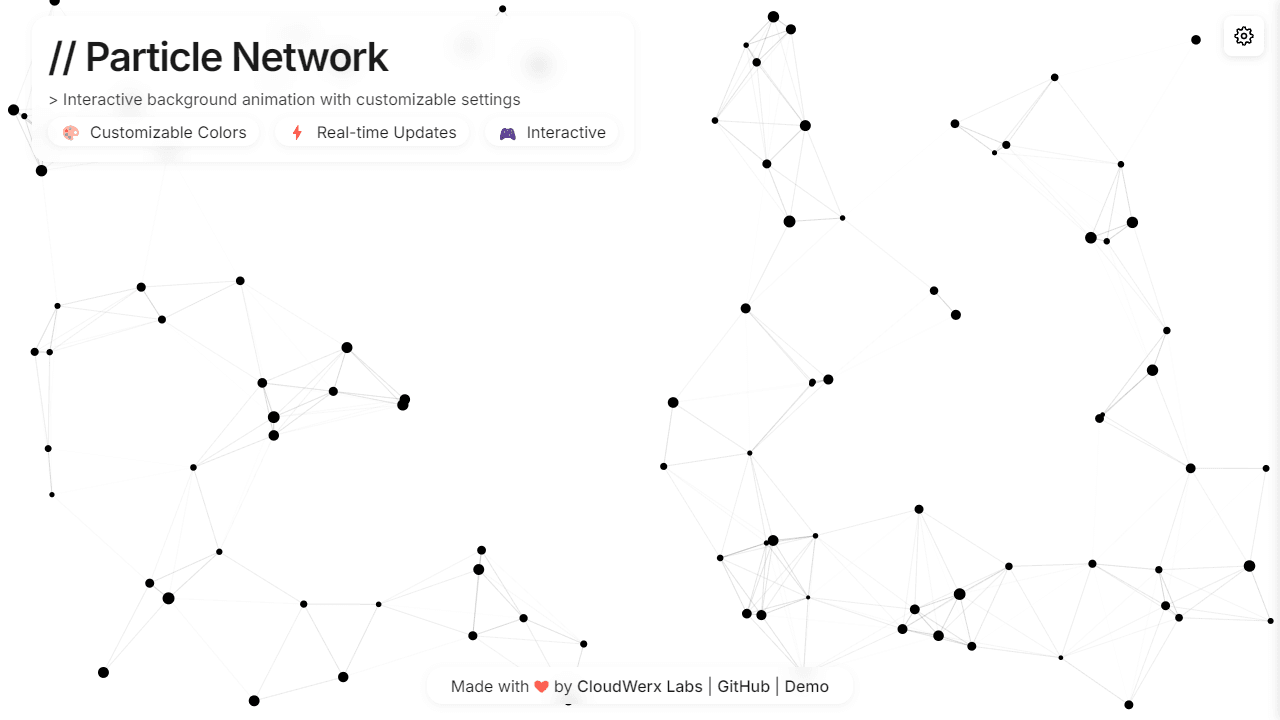 Particle Network screenshot 1