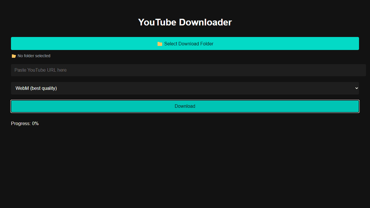 YouTube Audio Downloader screenshot 1