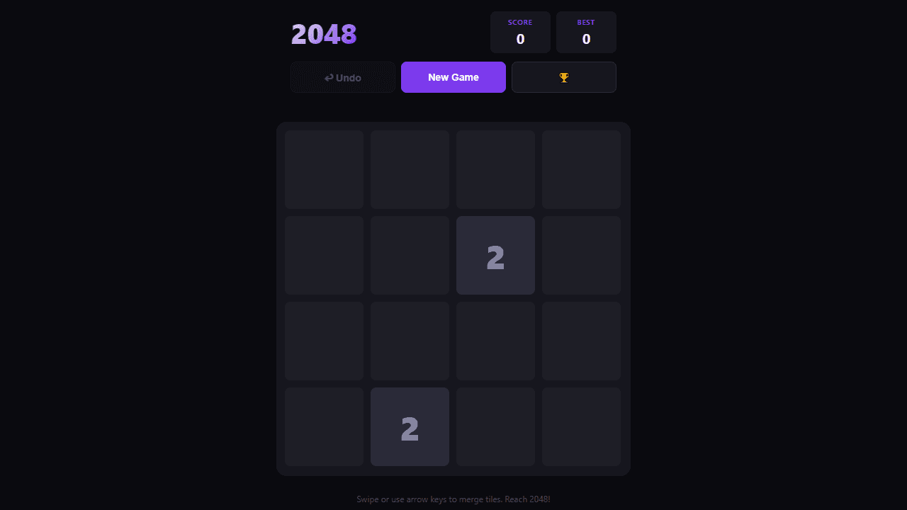 2048 screenshot 1