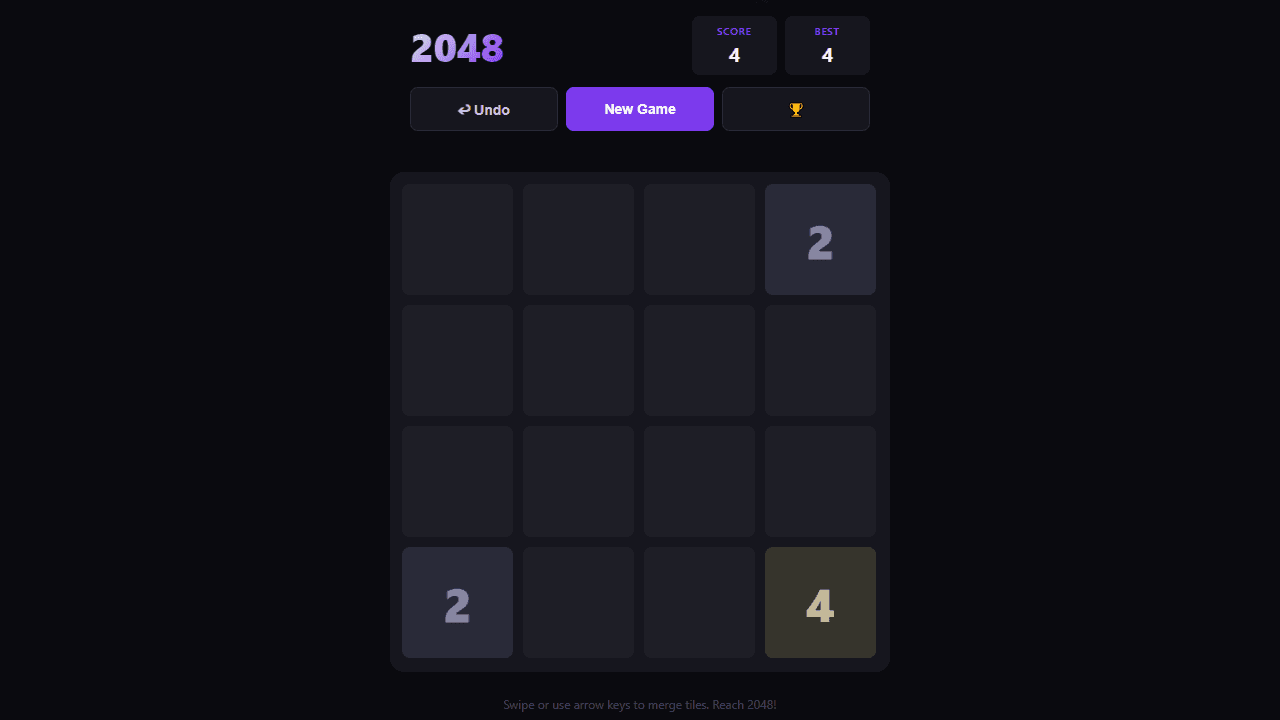 2048 screenshot 3